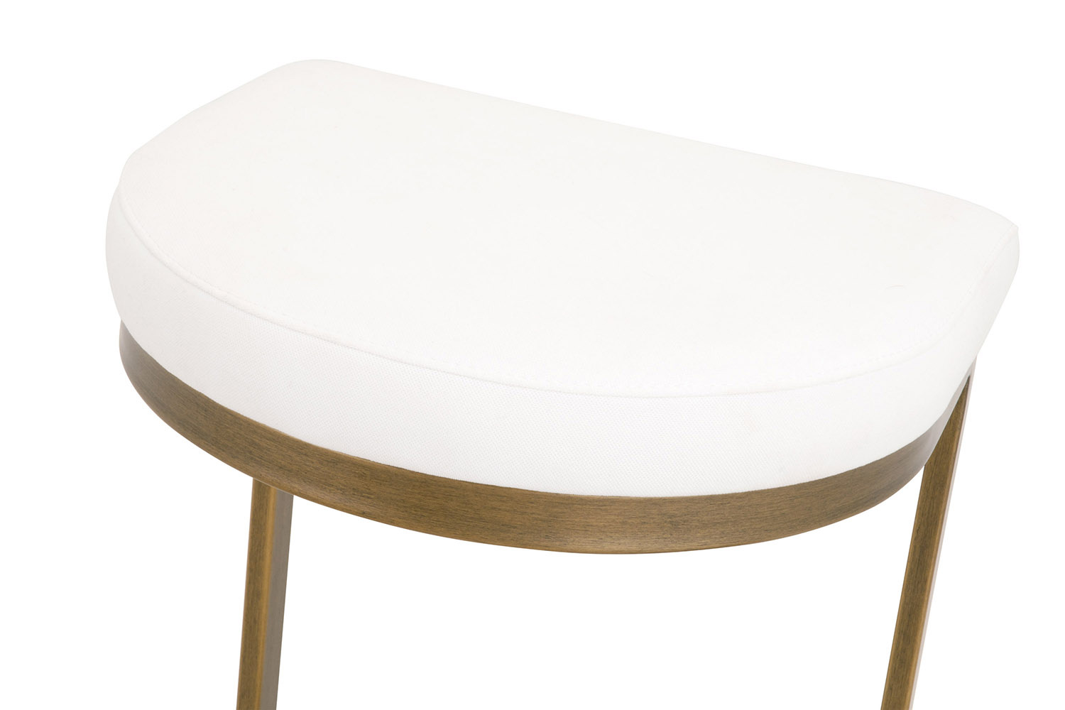 Essentials - Traditions Cresta Counter Stool in LiveSmart Peyton Pearl Brushed Gold