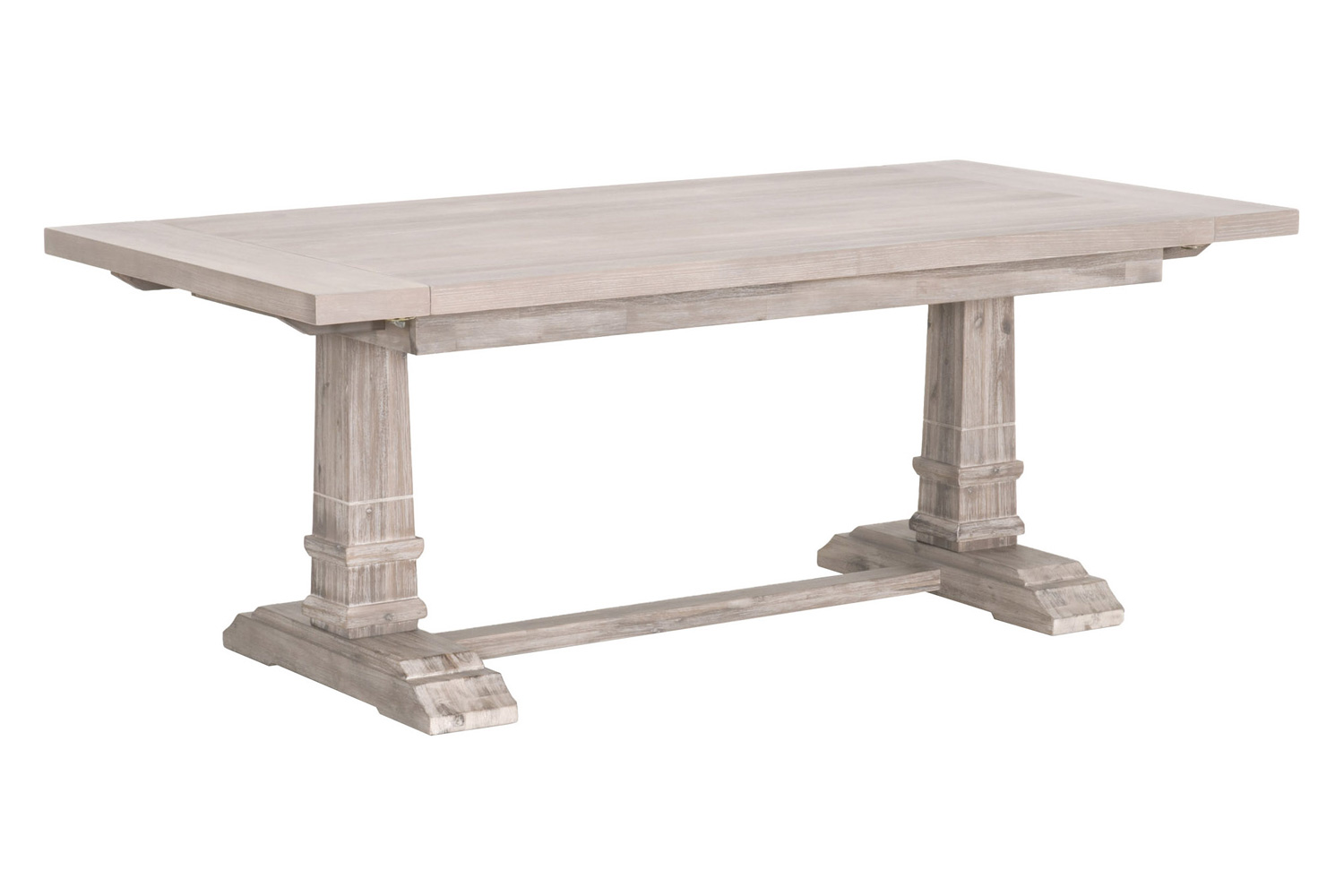 Essentials - Traditions Hudson Extension Dining Table in Natural Gray