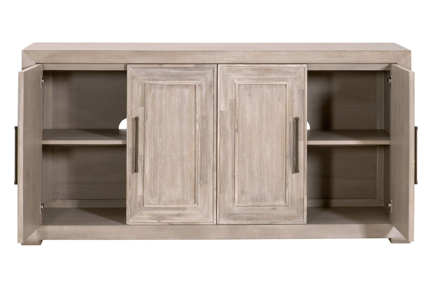 Essentials - Traditions Hunter Media Sideboard in Natural Gray