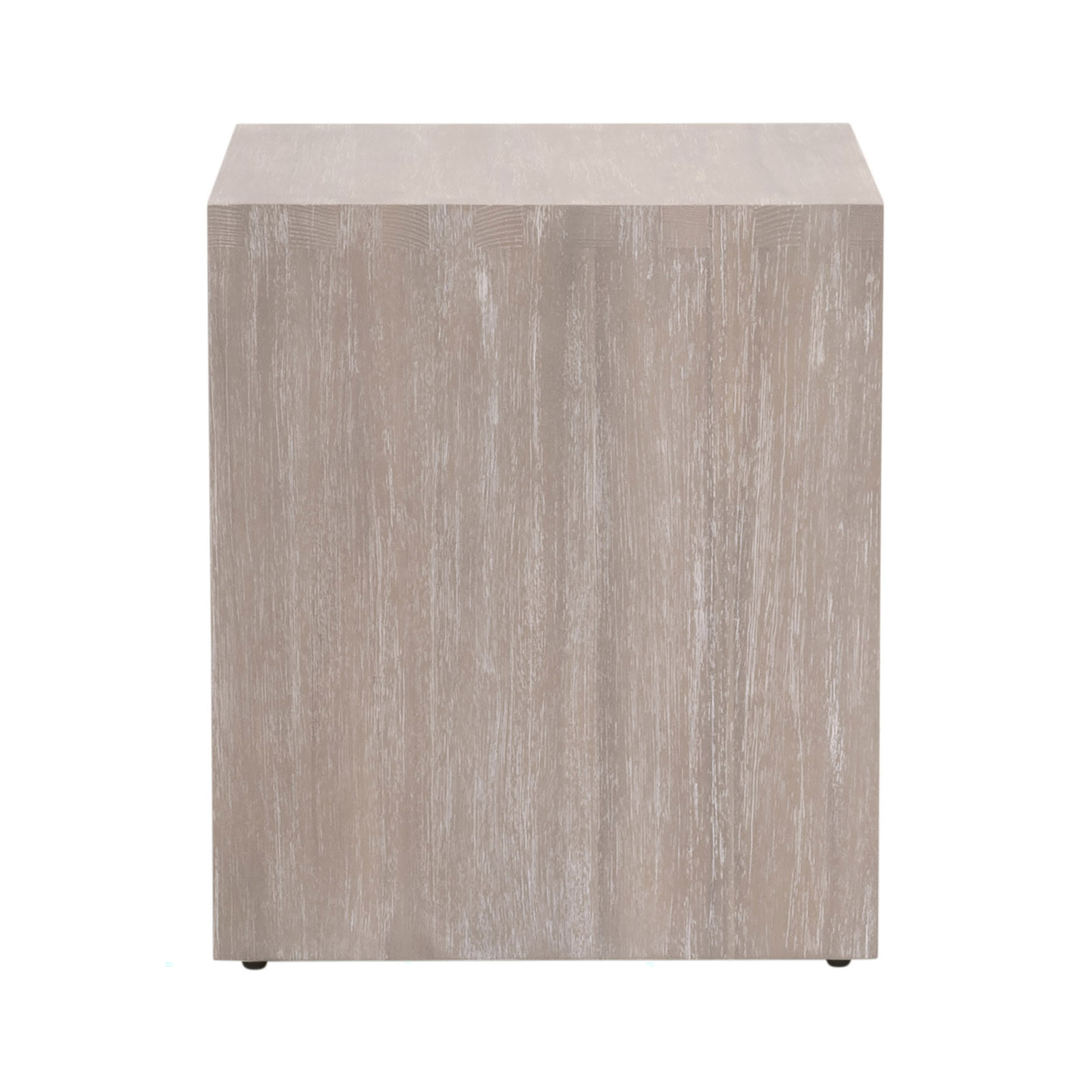 Essentials - Traditions Dovetail End Table in Natural Gray Acacia