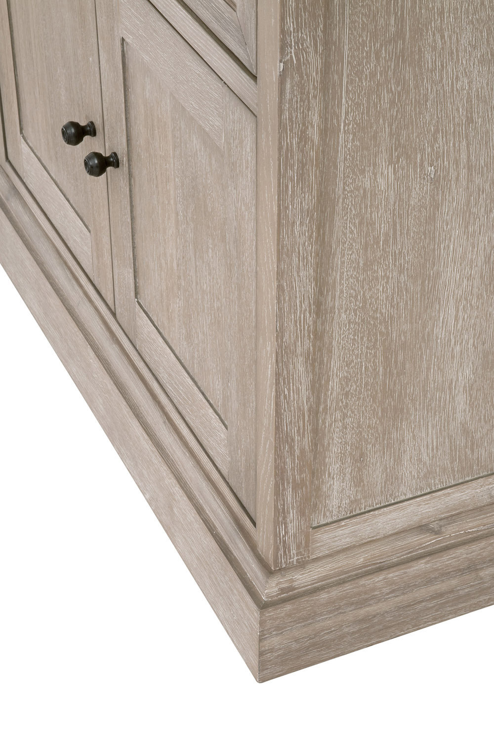 Essentials - Traditions Eden 1-Drawer 2-Door Nightstand in Natural Gray Acacia