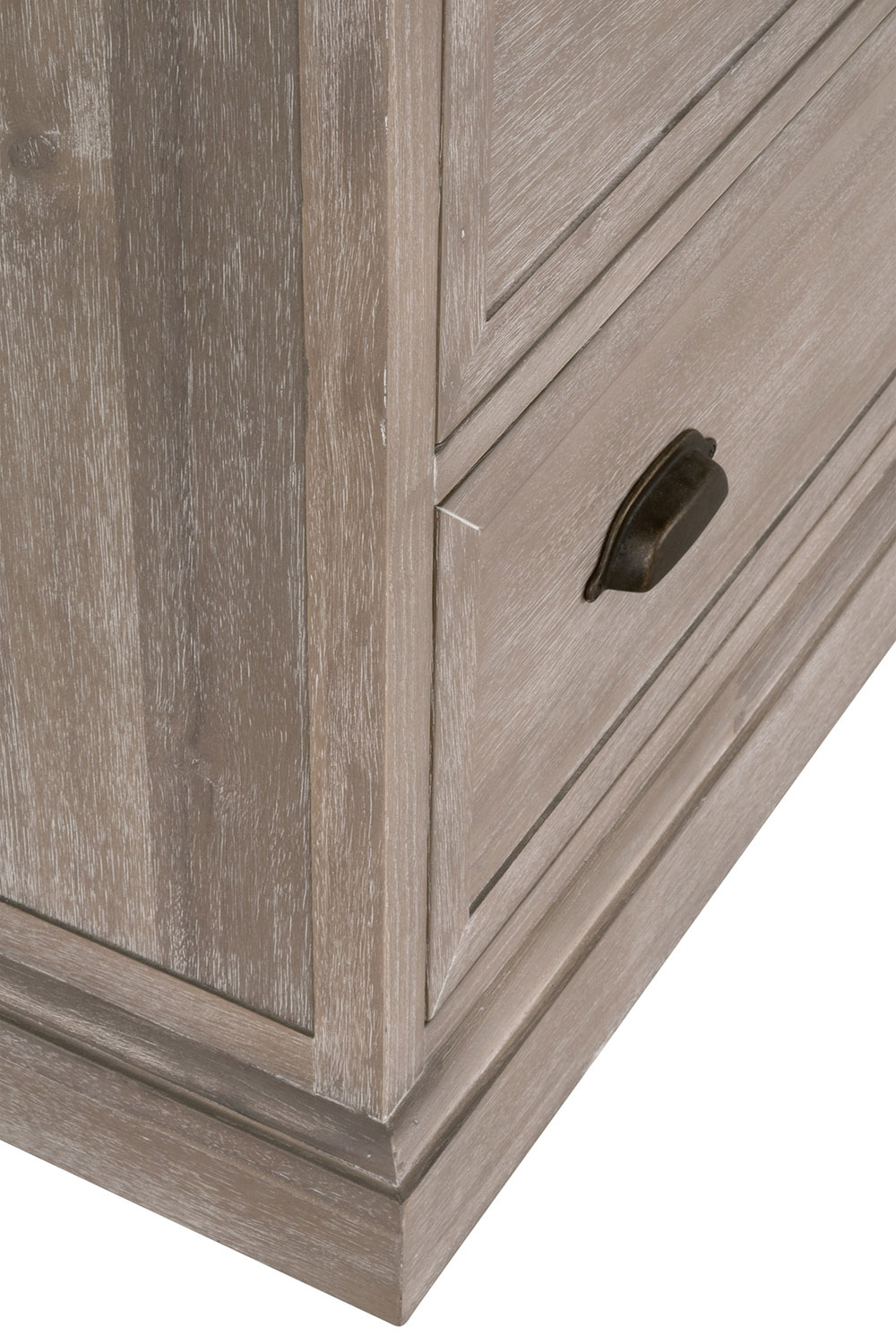 Essentials - Eden 5-Drawer High Chest in Natural Gray Acacia