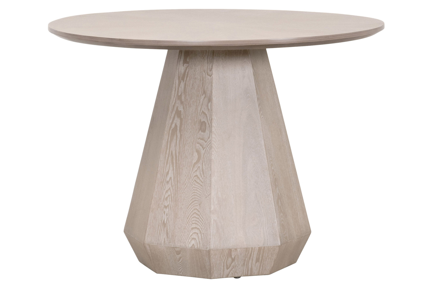 Essentials Traditions Coulter 42" Round Dining Table - Natural Gray