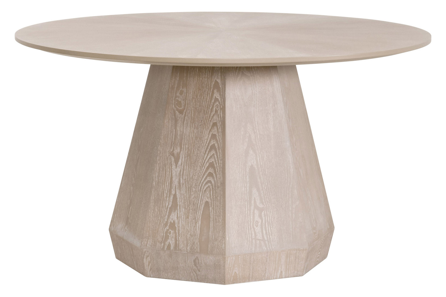 Essentials Traditions Coulter 54" Round Dining Table - Natural Gray