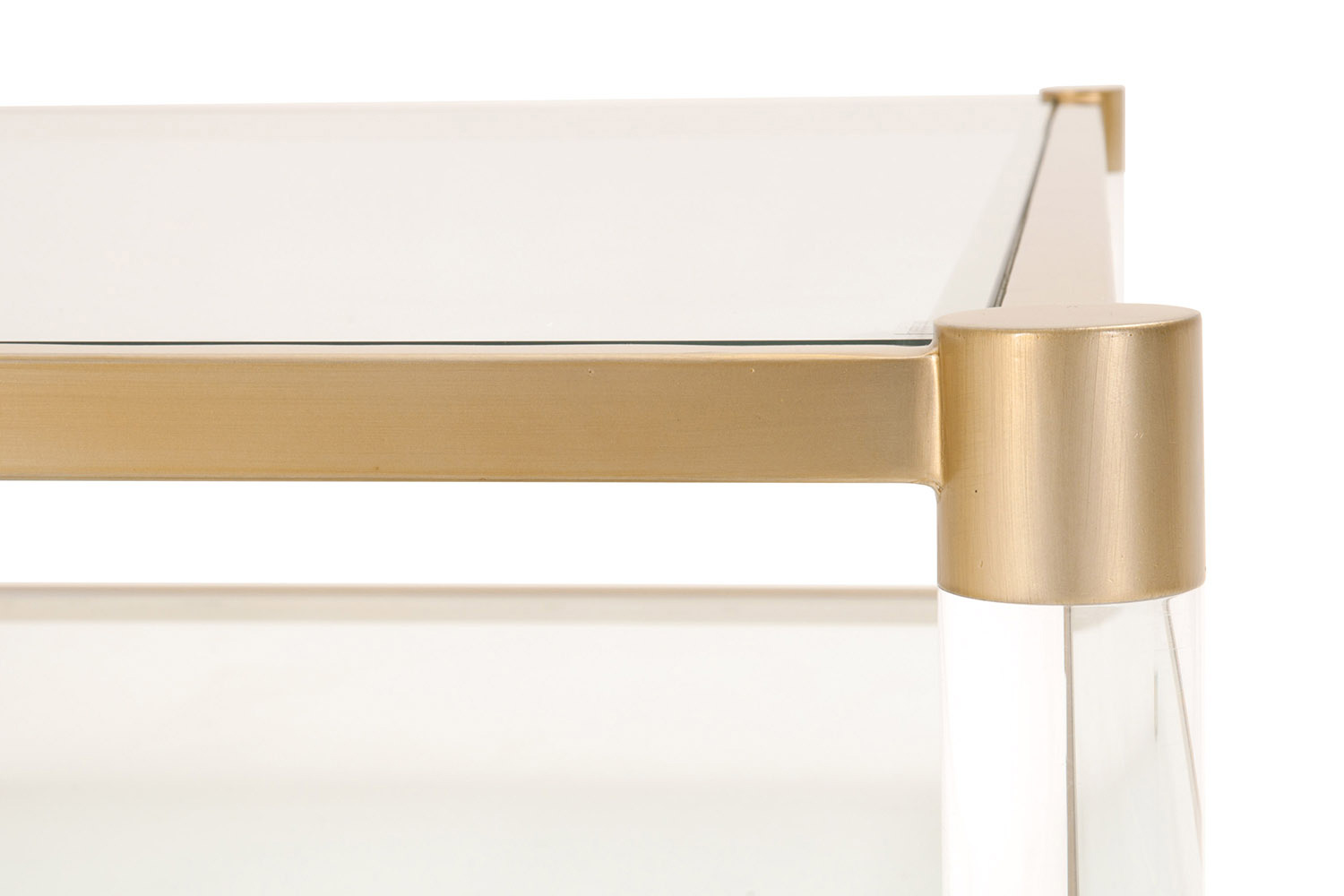 Essentials - Traditions Nouveau Coffee Table in Brushed Brass