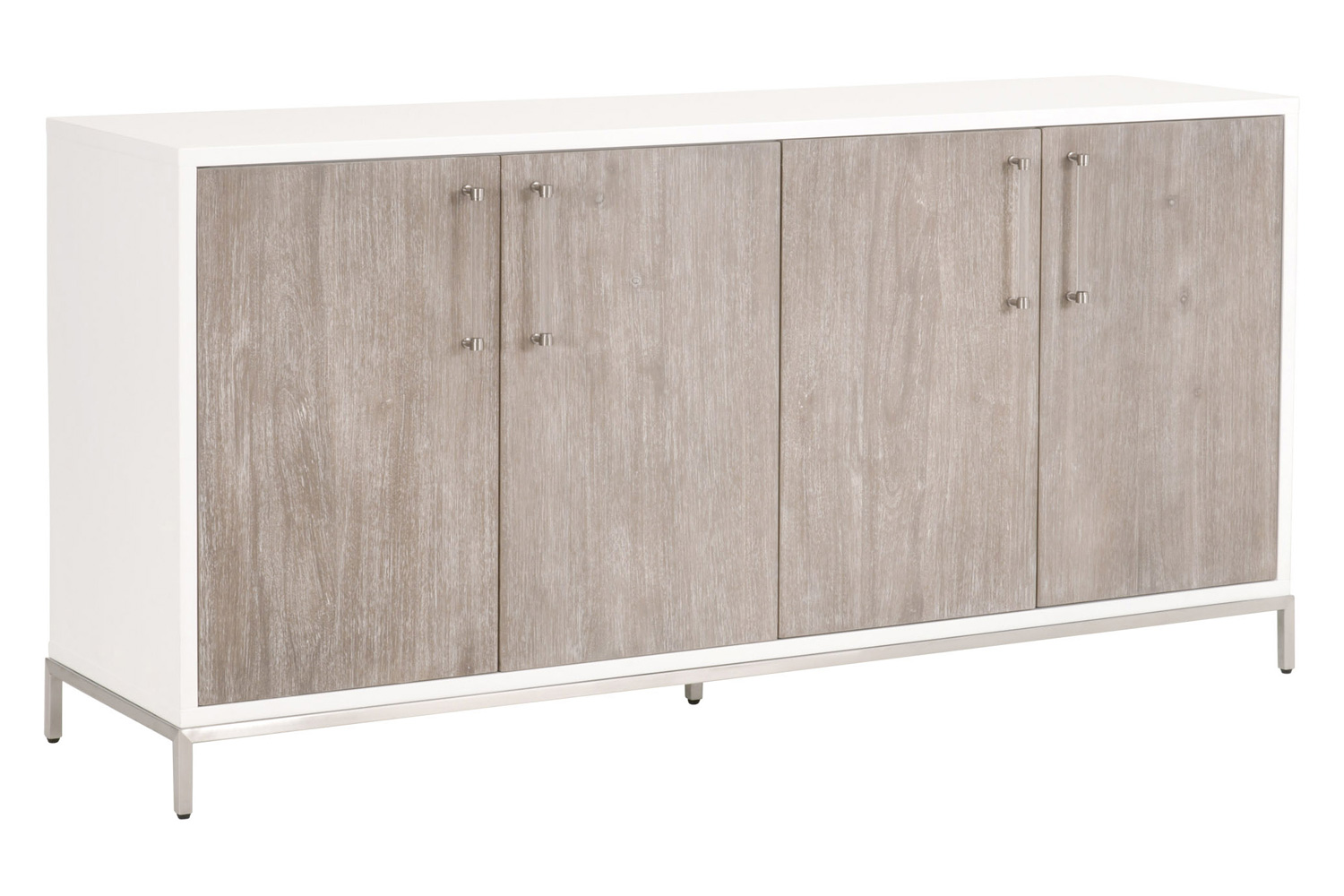 Essentials - Traditions Nouveau Media Sideboard in Natural Gray