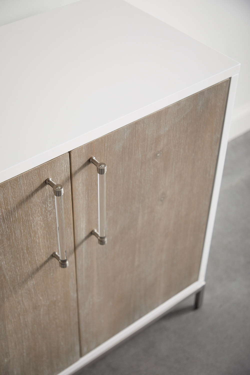 Essentials - Traditions Nouveau Media Sideboard in Natural Gray