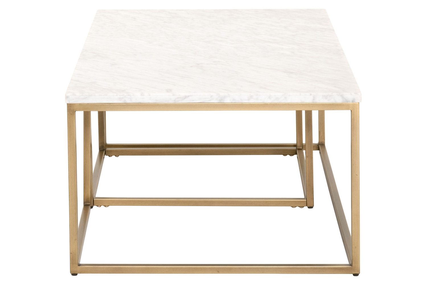 Essentials - Traditions Carrera Nesting Coffee Table in Brushed Gold