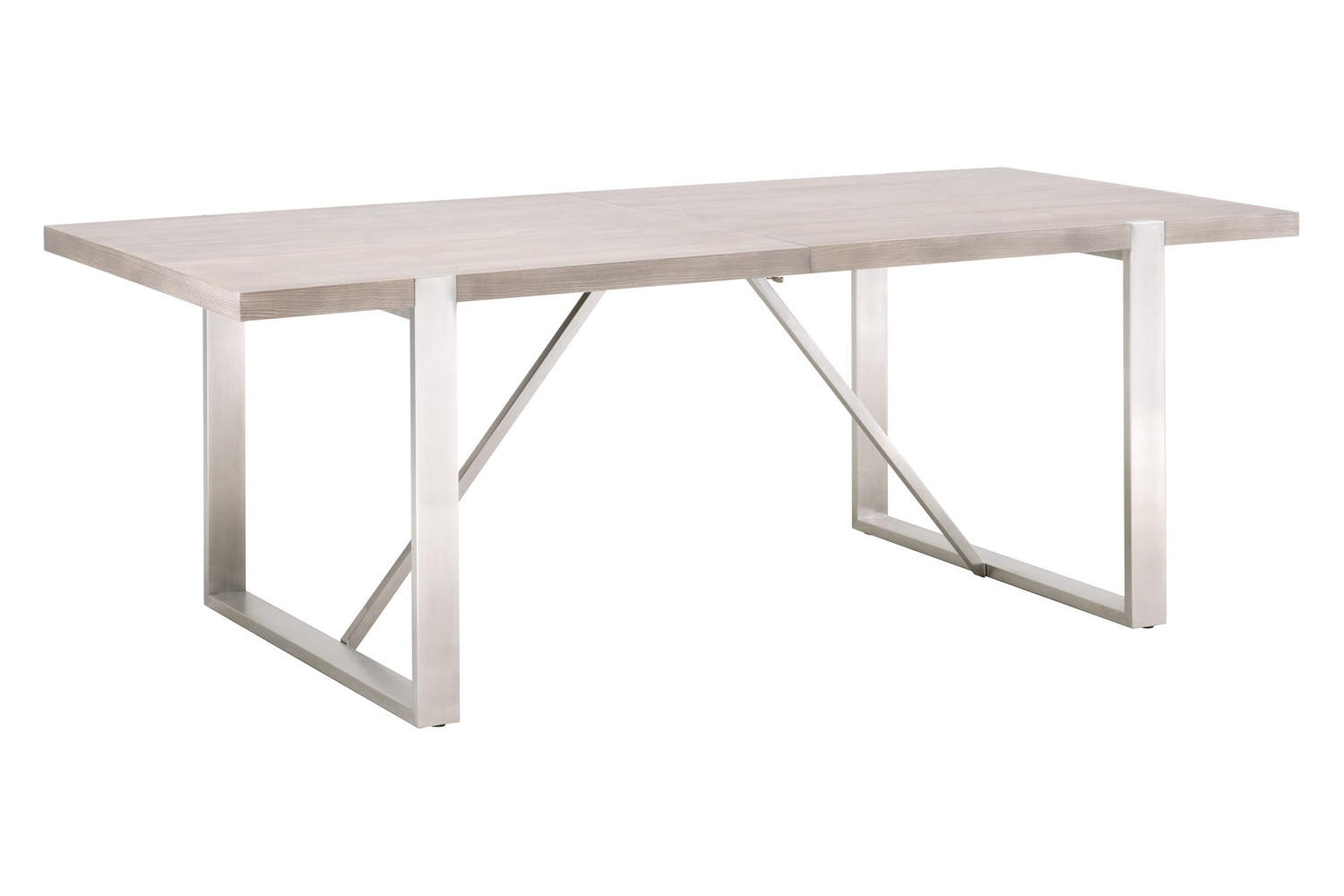 Essentials - Traditions Gage Extension Dining Table in Natural Gray