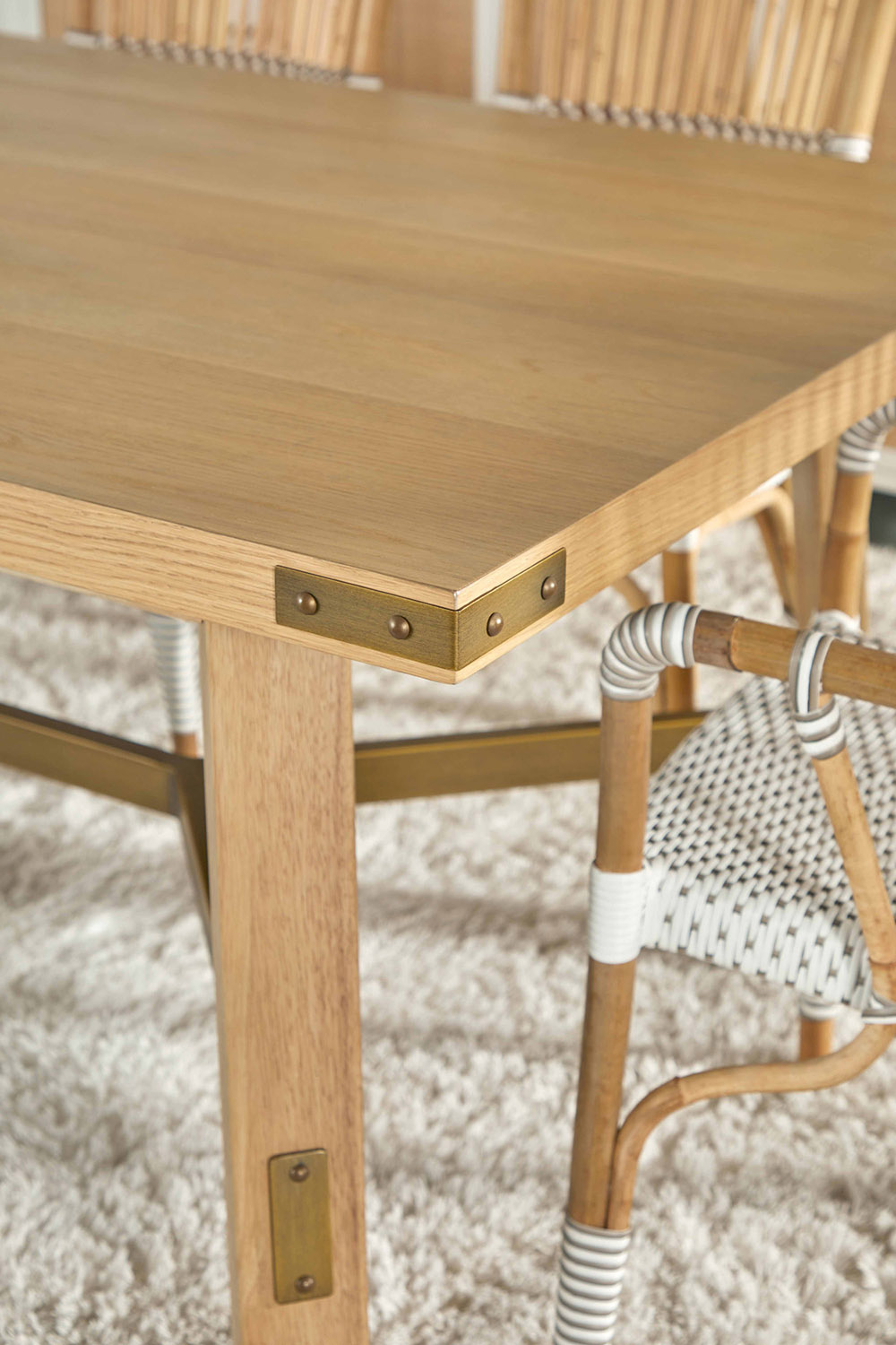 Essentials - Traditions Klein Dining Table in Honey Oak