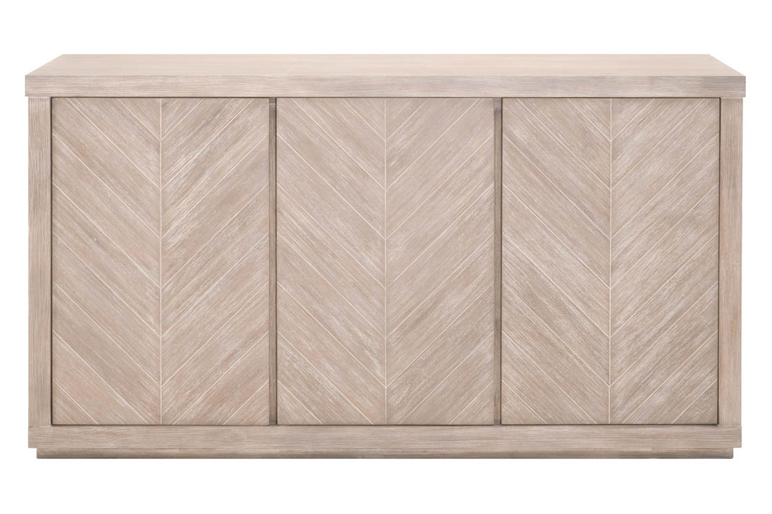 Essentials - Traditions Adler Media Sideboard in Natural Gray