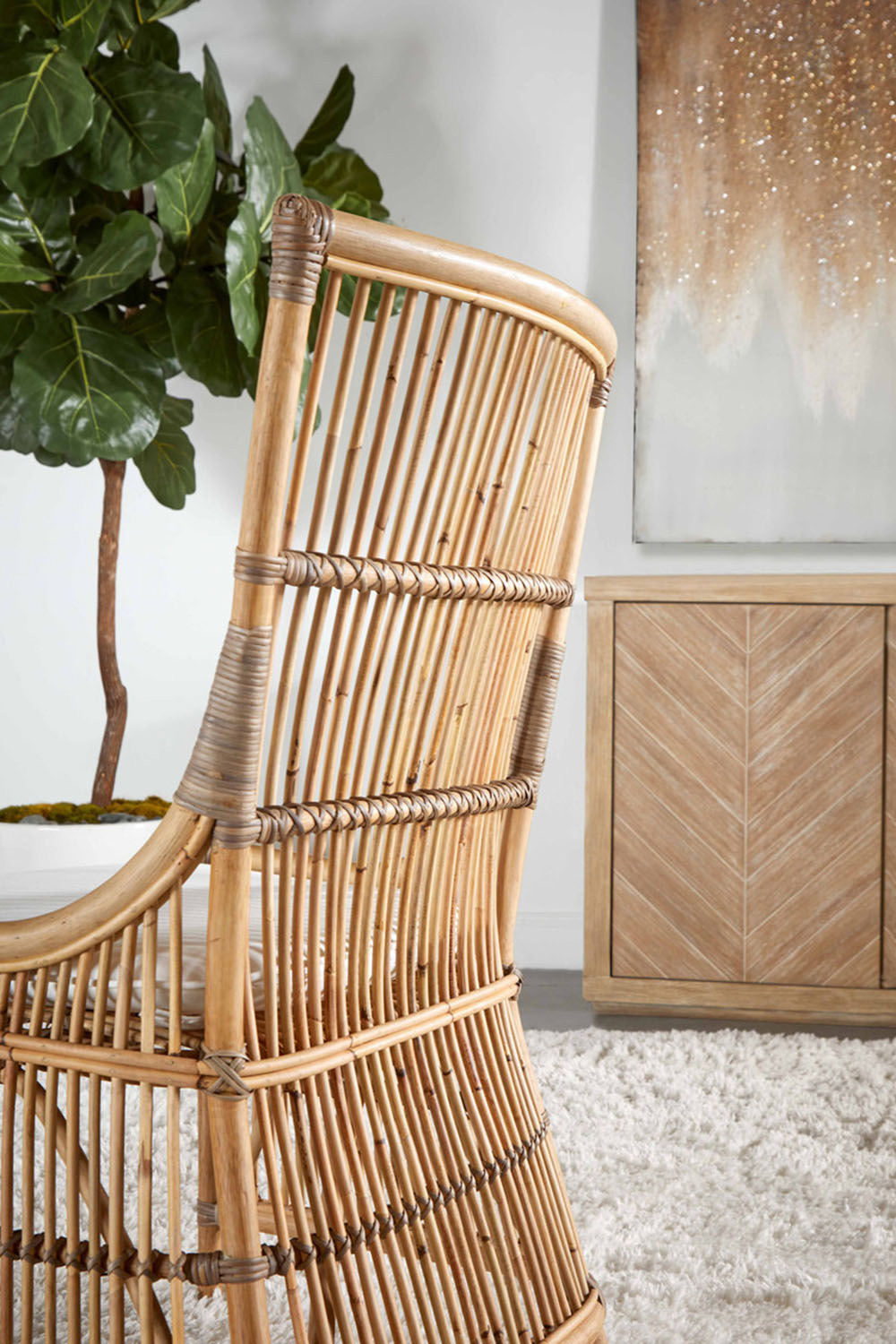 Essentials - Traditions Adler Media Sideboard in Natural Gray