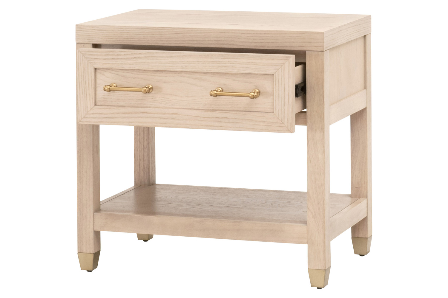 Essentials Traditions Stella 1-Drawer Nightstand - Light Honey Oak