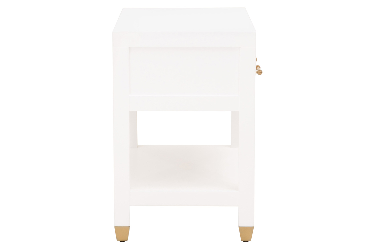 Essentials Traditions Stella 1-Drawer Nightstand - Matte White