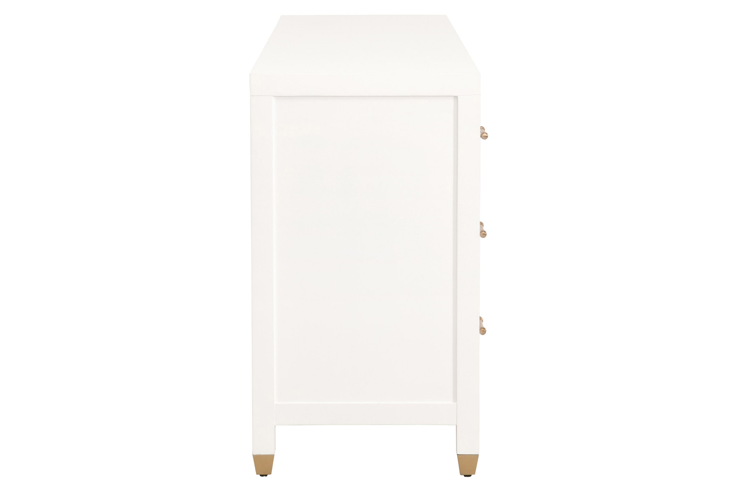 Essentials Traditions Stella 6-Drawer Double Dresser - Matte White