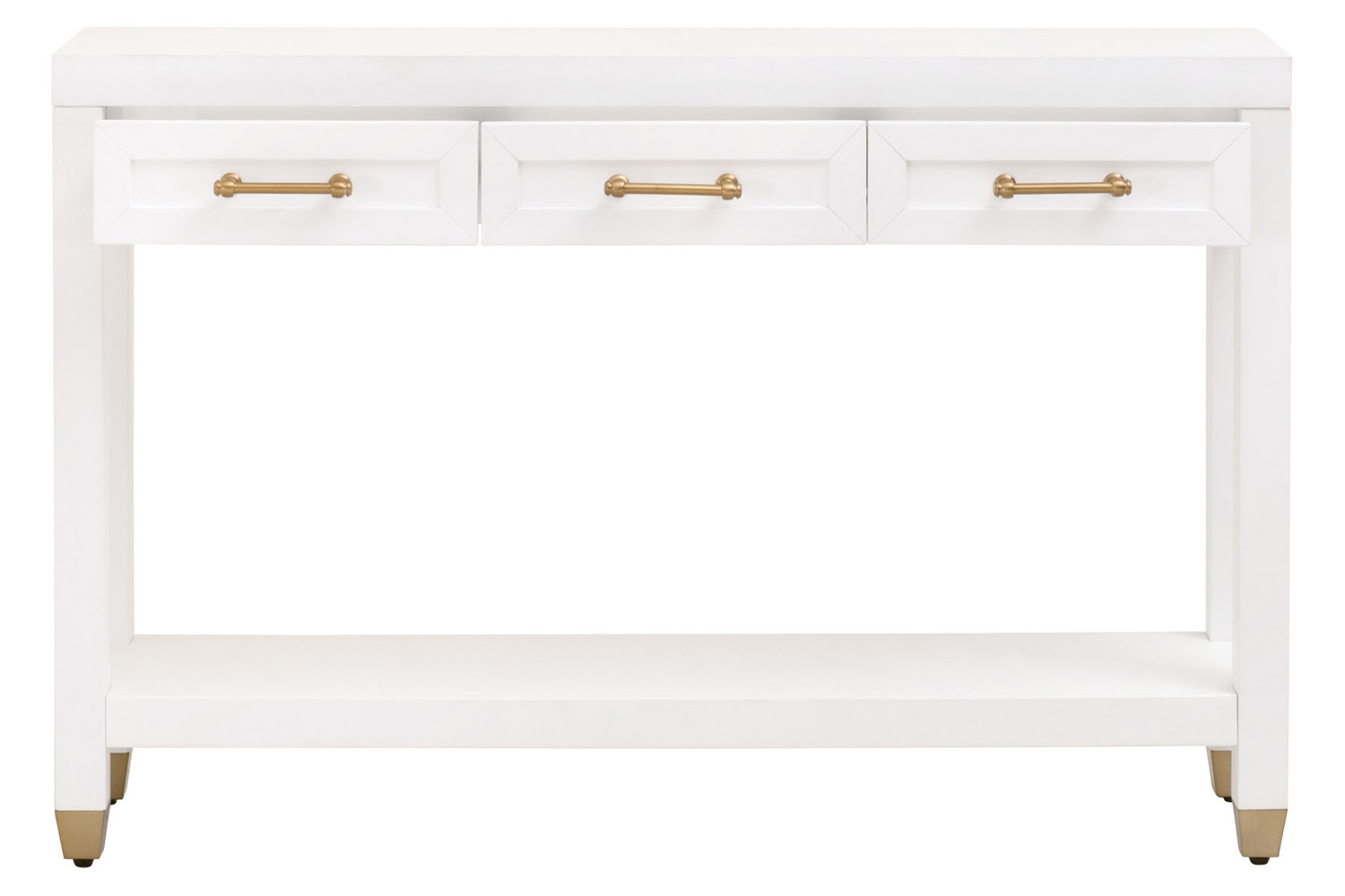 Essentials Traditions Stella Narrow Console Table - Matte White