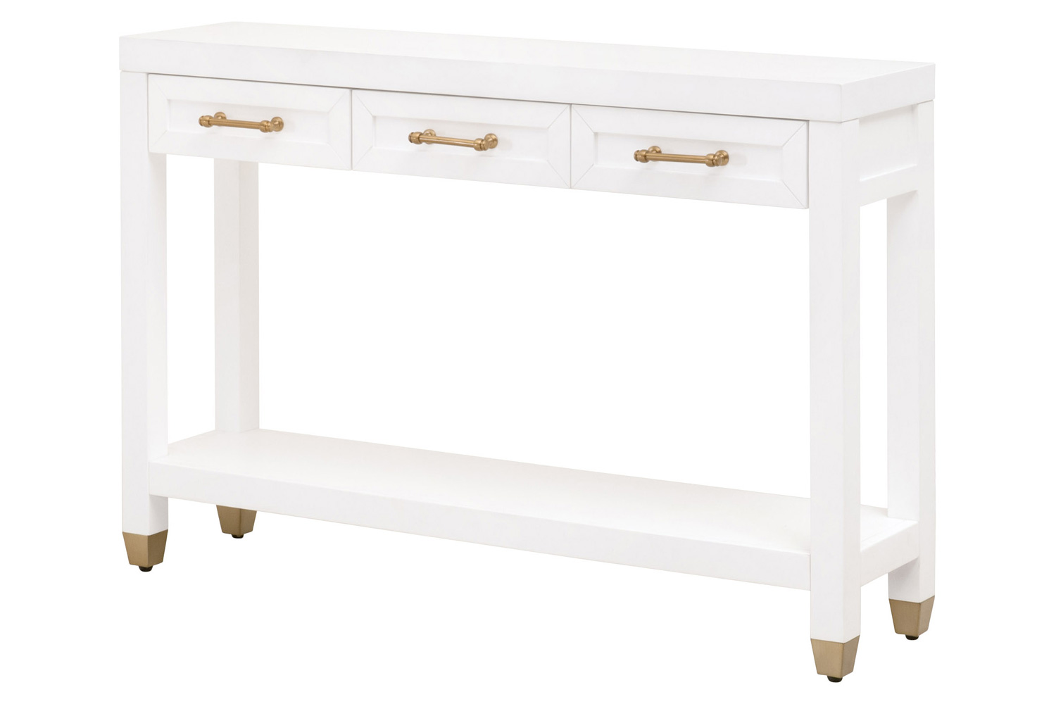 Essentials Traditions Stella Narrow Console Table - Matte White