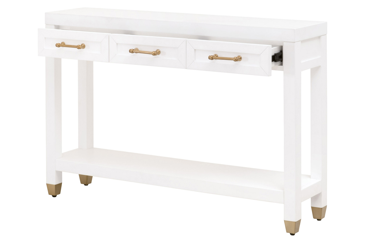 Essentials Traditions Stella Narrow Console Table - Matte White