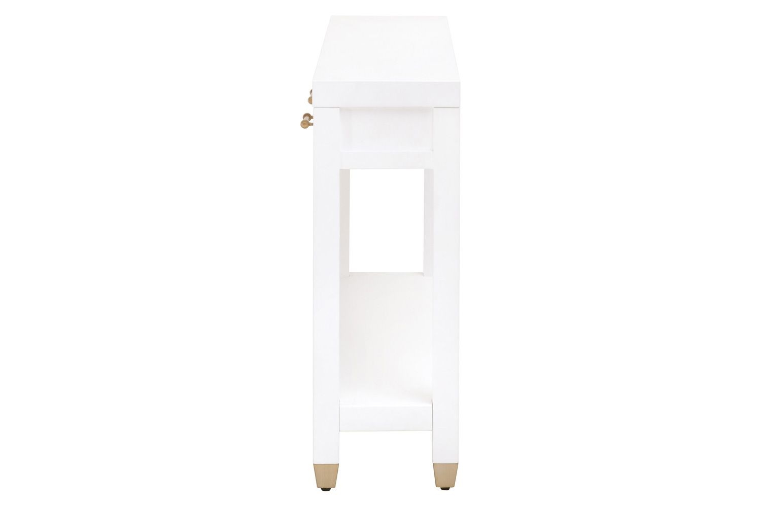 Essentials Traditions Stella Narrow Console Table - Matte White