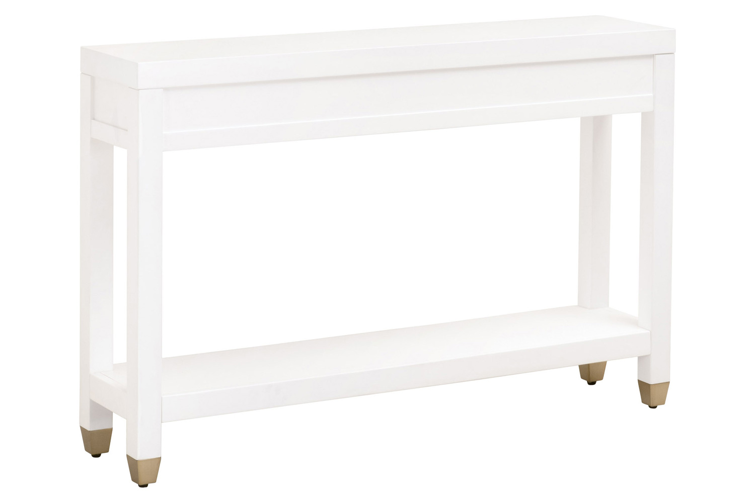 Essentials Traditions Stella Narrow Console Table - Matte White