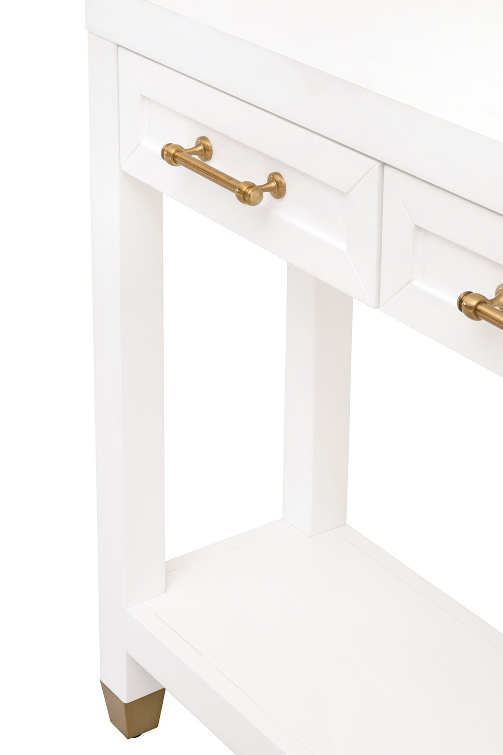 Essentials Traditions Stella Narrow Console Table - Matte White