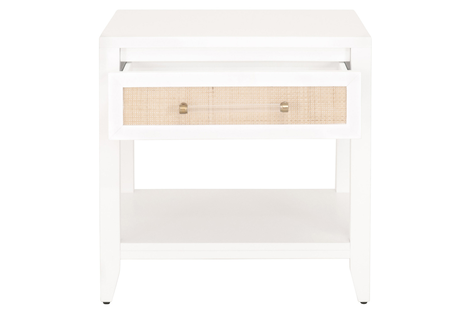 Essentials Traditions Holland 1-Drawer Side Table - Matte White