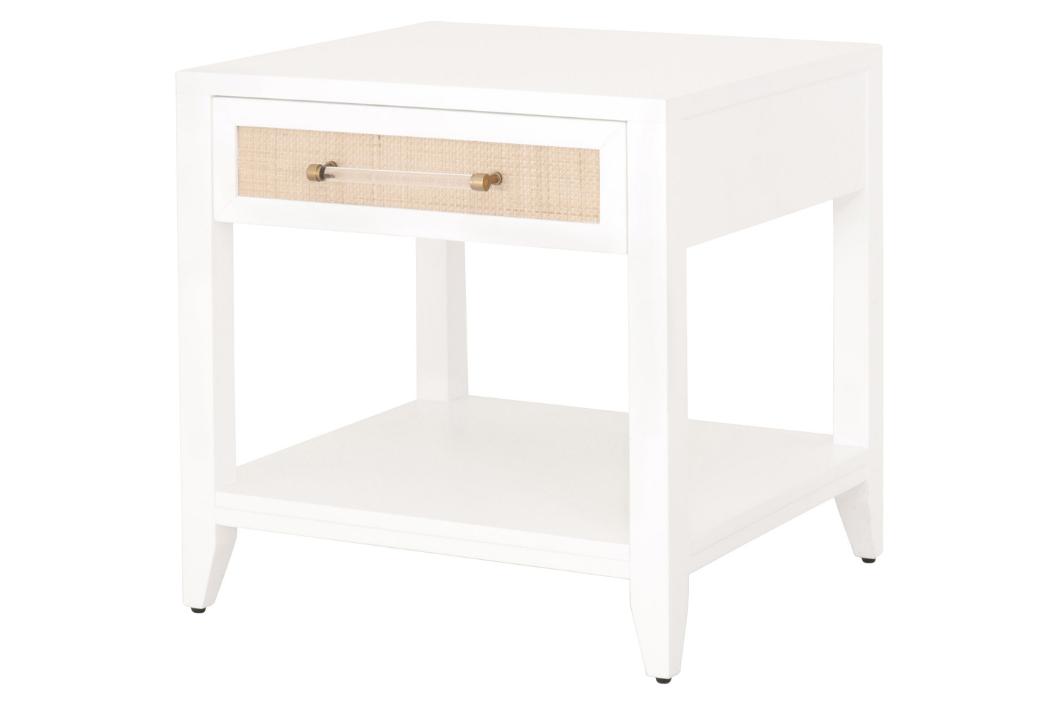 Essentials Traditions Holland 1-Drawer Side Table - Matte White