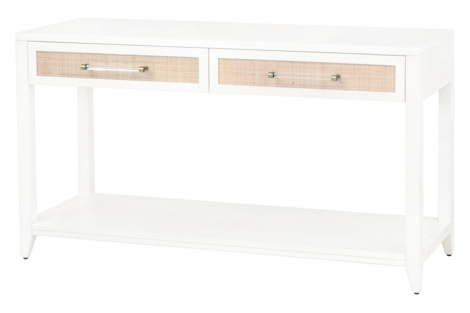 Essentials Traditions Holland 2-Drawer Console Table - Matte White