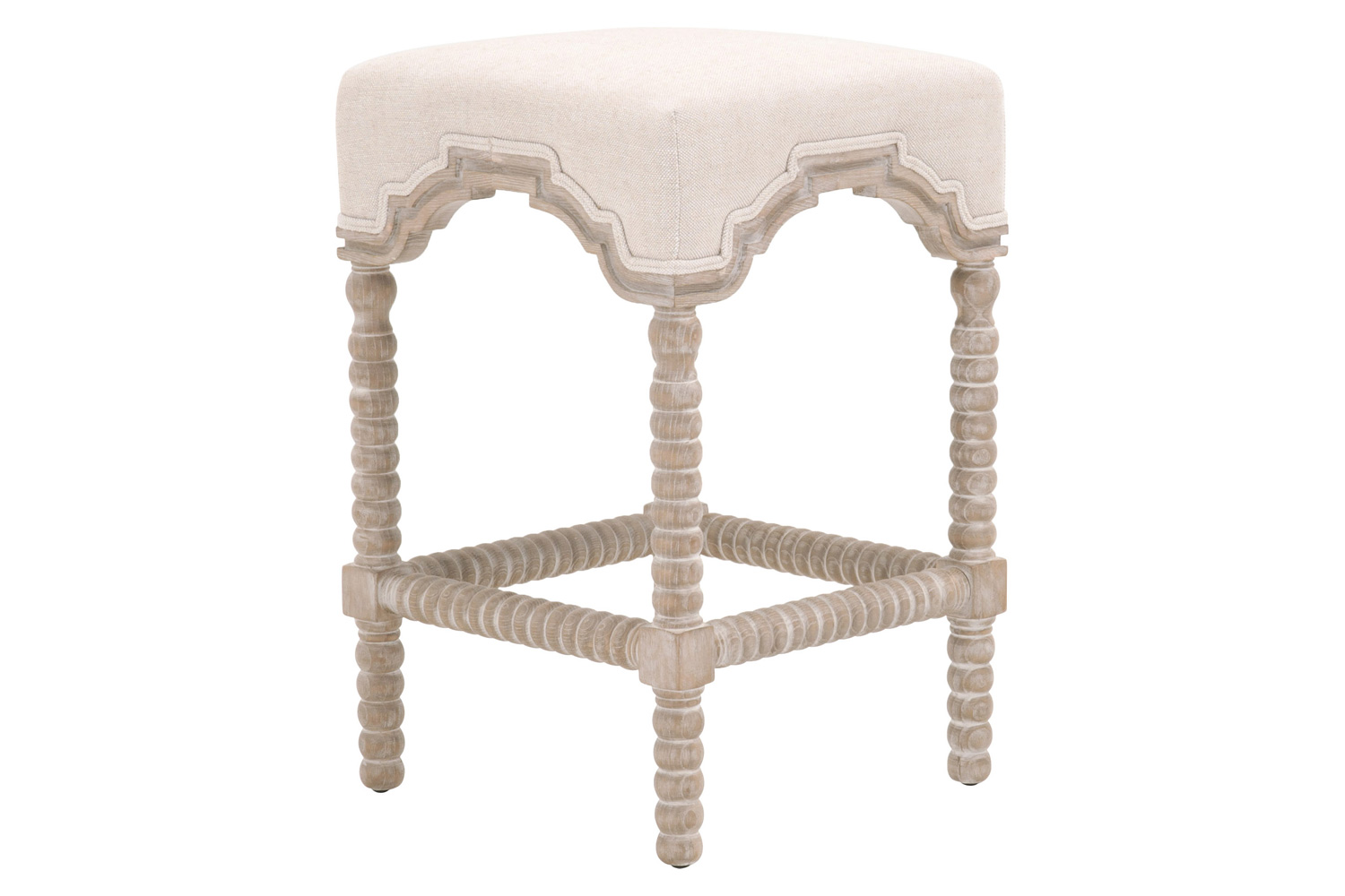 Essentials Rue Counter Stool - Bisque French Linen