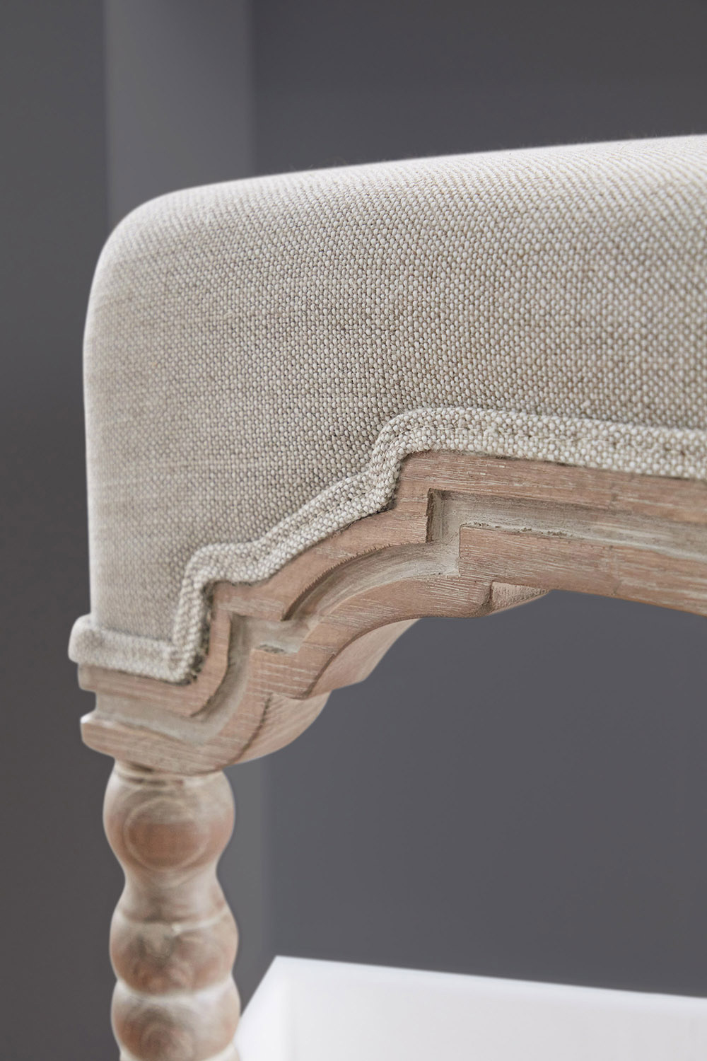 Essentials Rue Counter Stool - Bisque French Linen