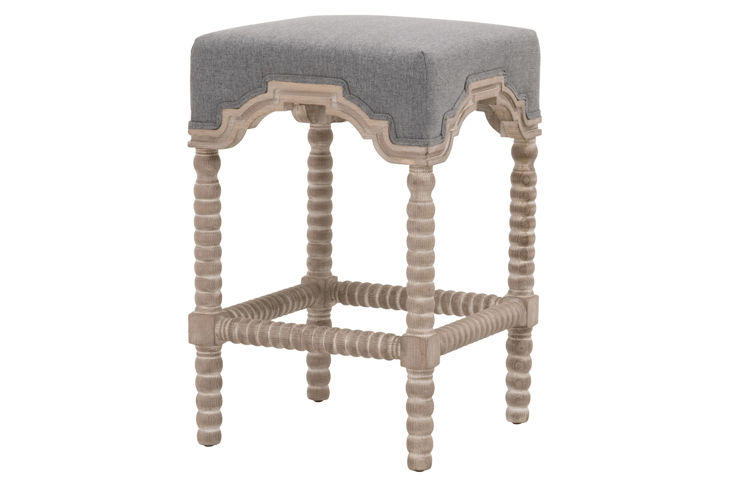 Essentials Rue Counter Stool - Earl Gray Natural Gray