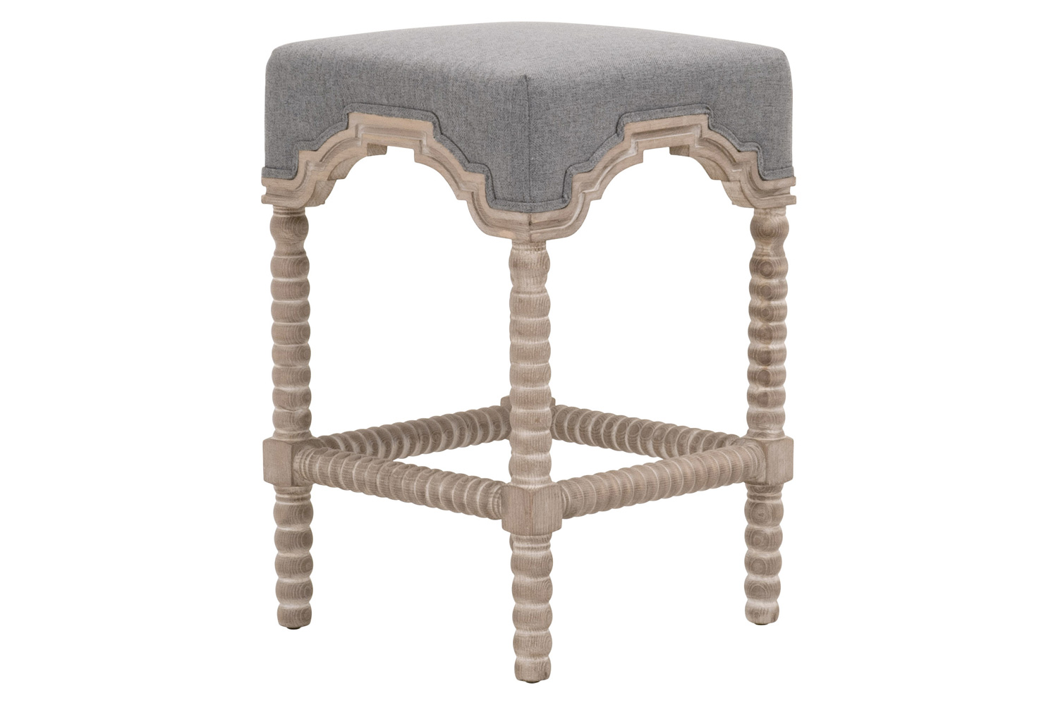 Essentials Rue Counter Stool - Earl Gray Natural Gray