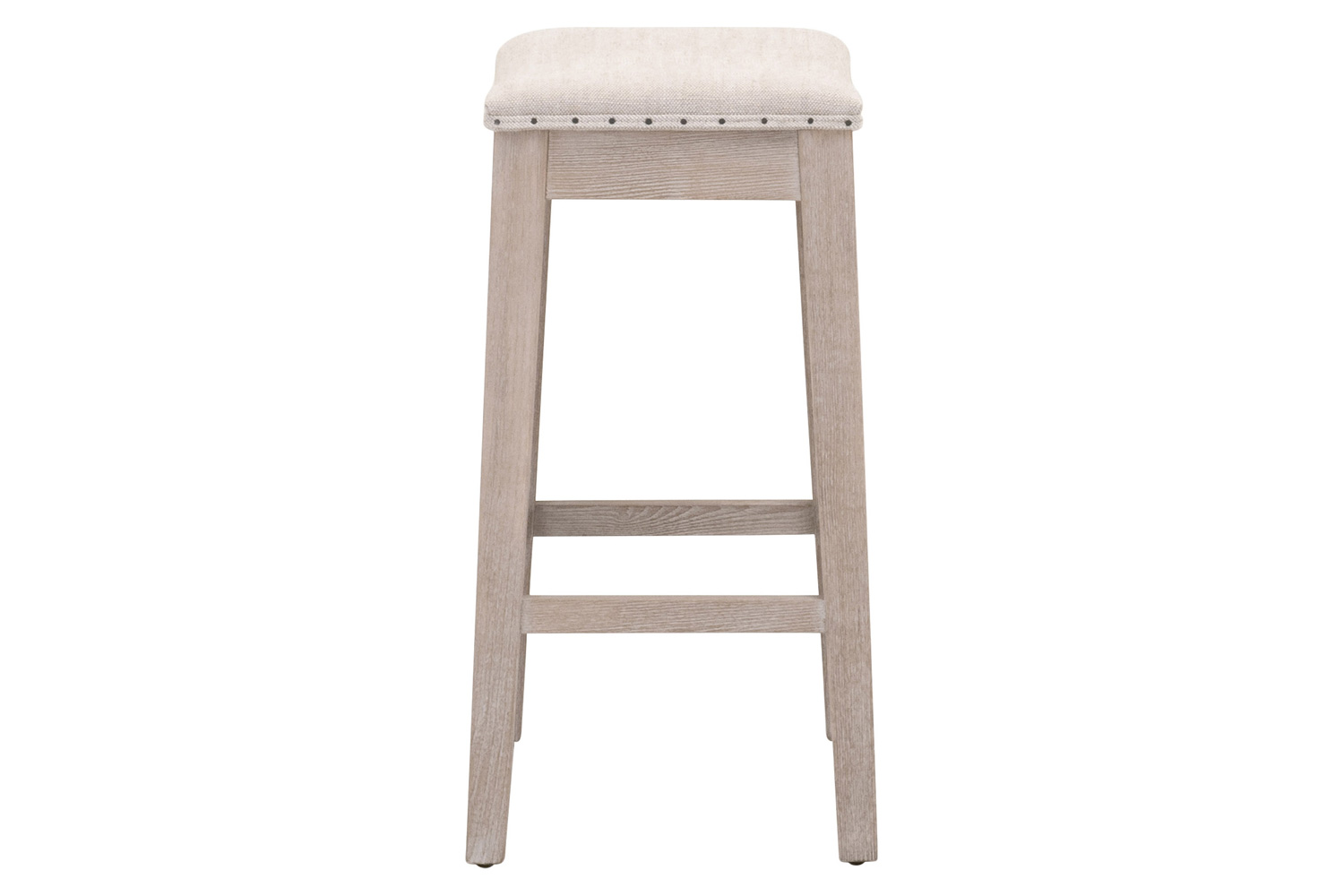 Essentials Harper Counter Stool - Bisque French Linen Natural Gray