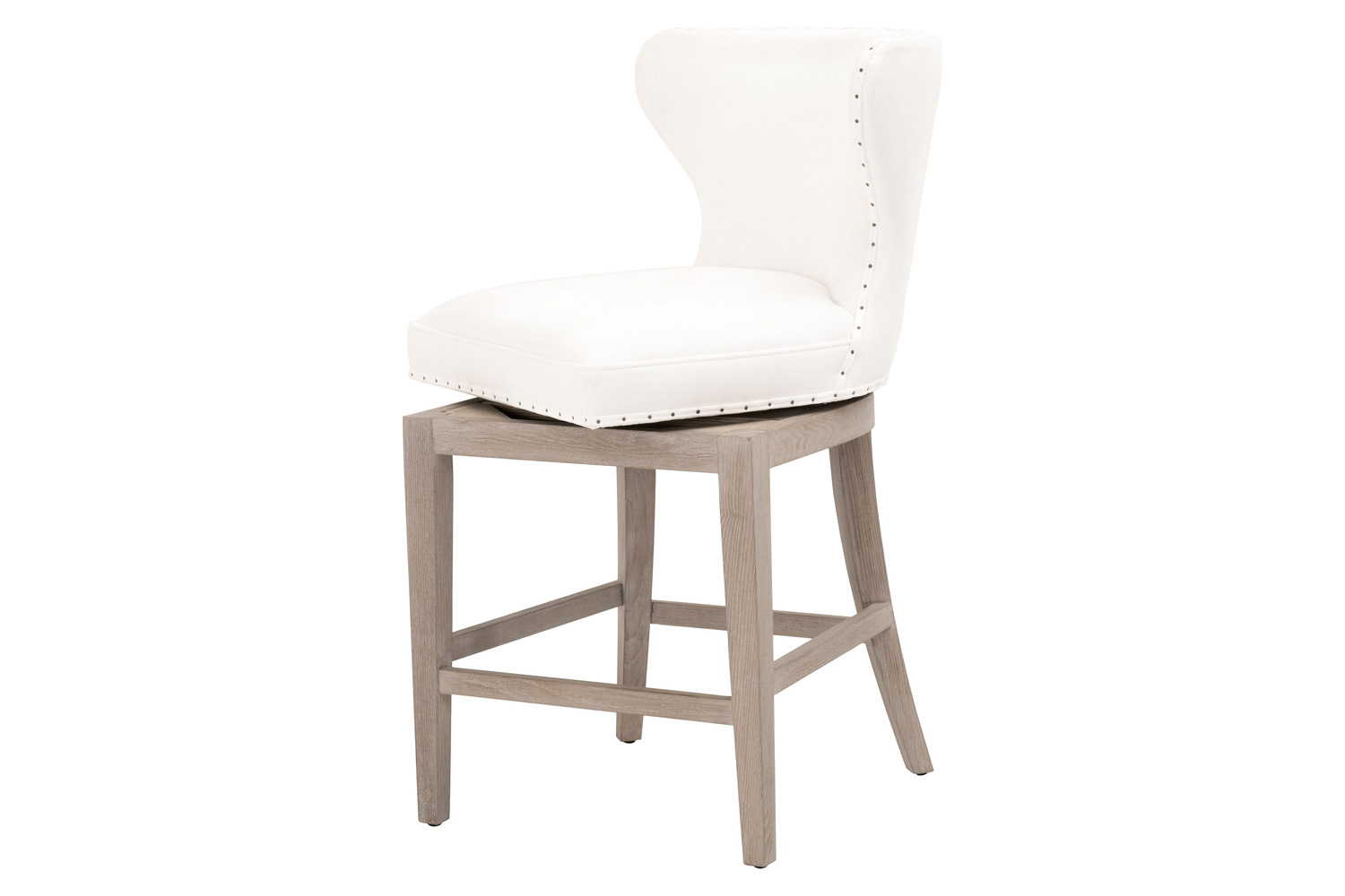 Essentials Milton Swivel Counter Stool - LiveSmart Peyton