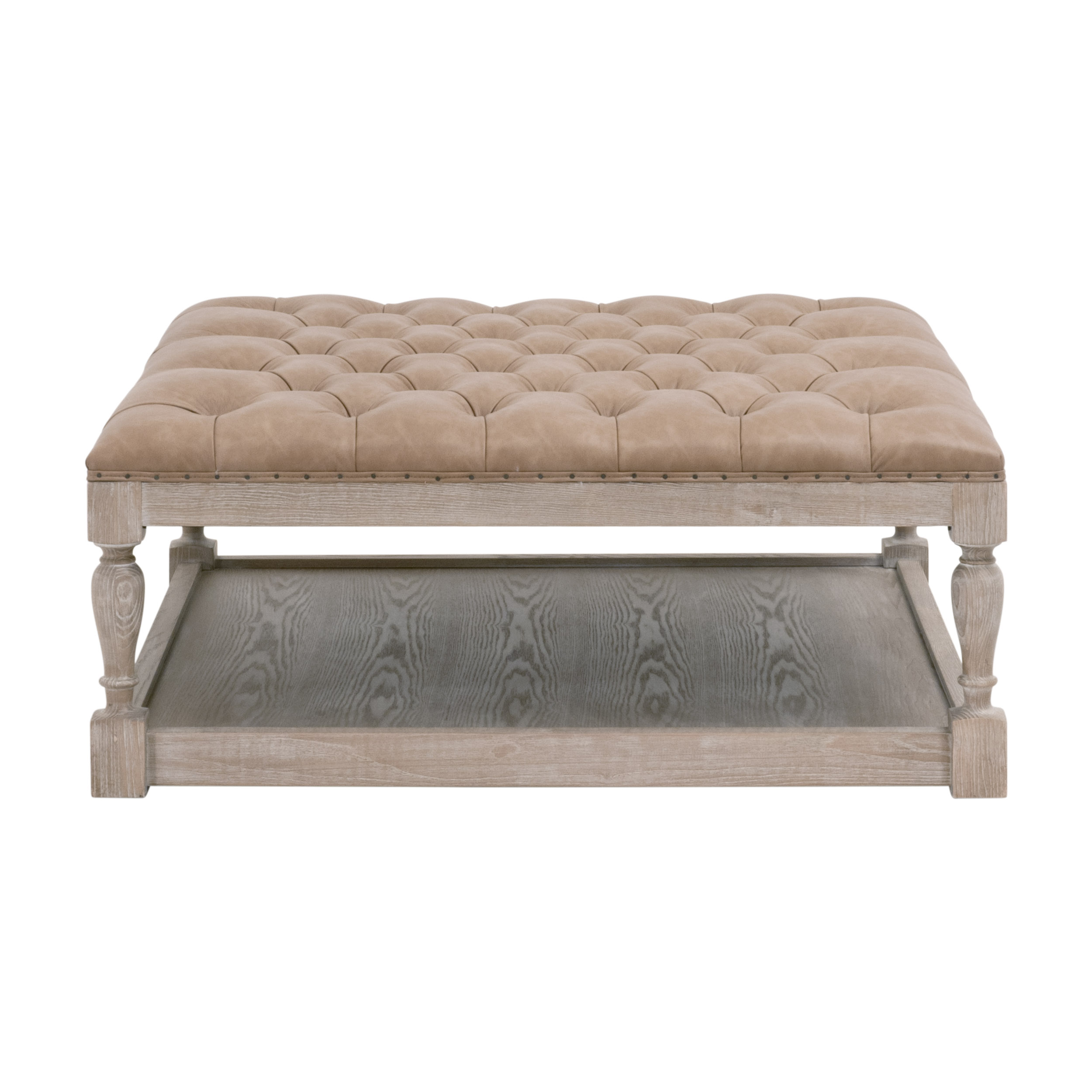 Essentials - Townsend Tufted Upholstered Coffee Table