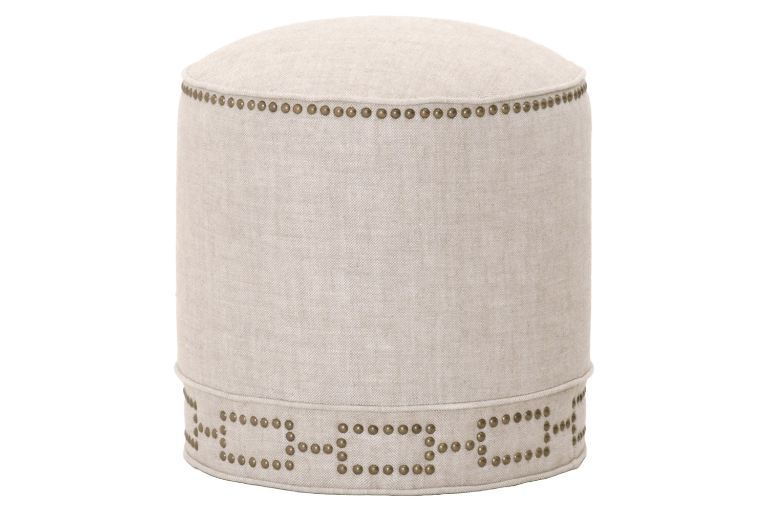 Essentials Marlow Ottoman - Bisque