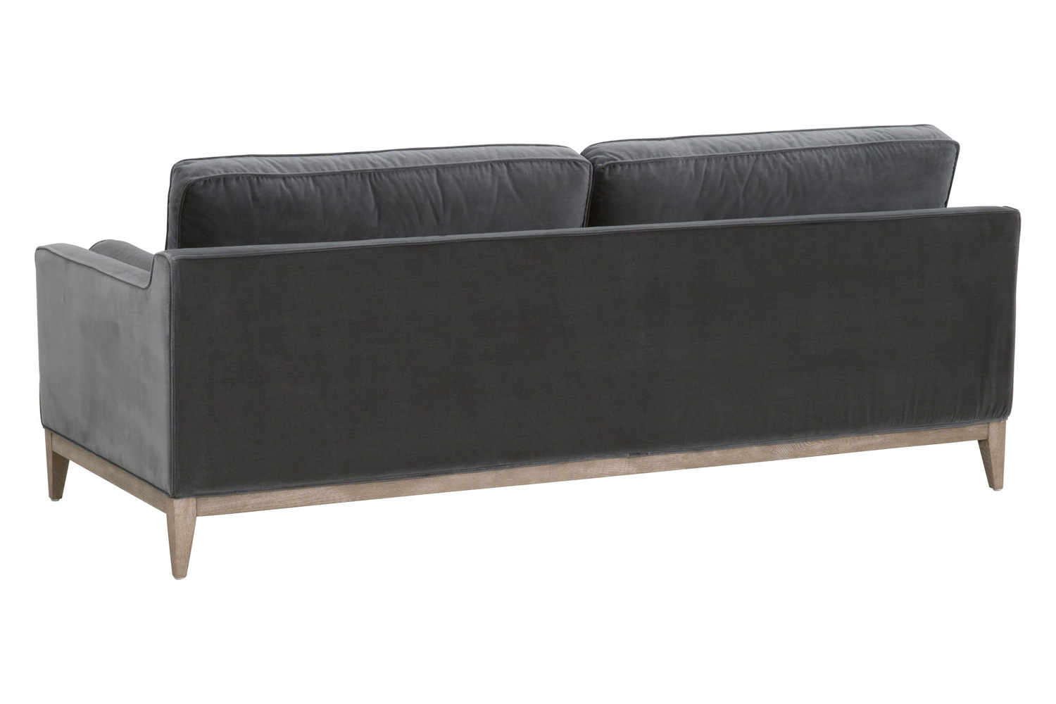 Essentials Parker 86" Post Modern Sofa - Dark Dove Velvet