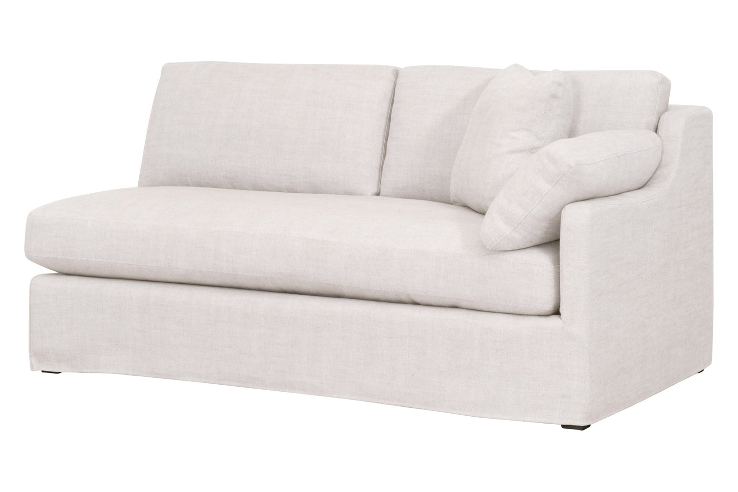 Essentials - Lena Modular Slipcover 2-Seat Left Slope Arm Sofa