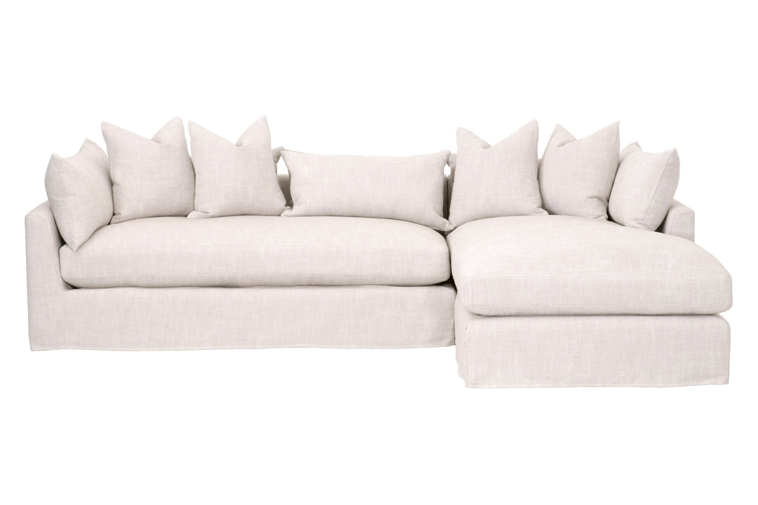 Essentials - Haven 110" Lounge Slipcover LF Sectional