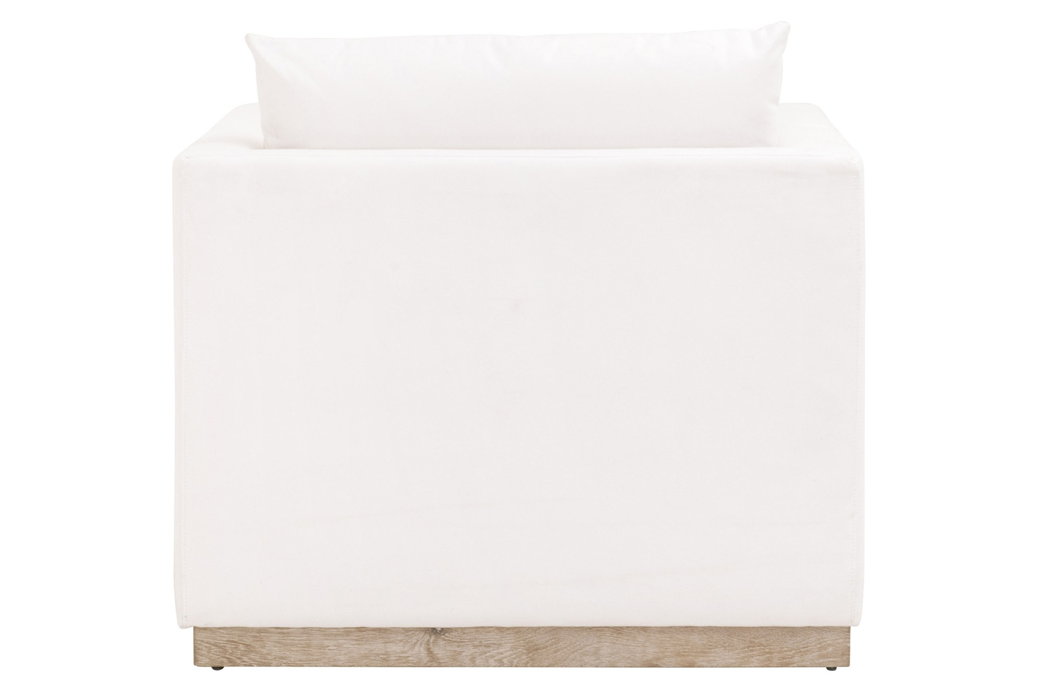 Essentials - Siena Plinth Base Sofa Chair in LiveSmart Machale Ivory