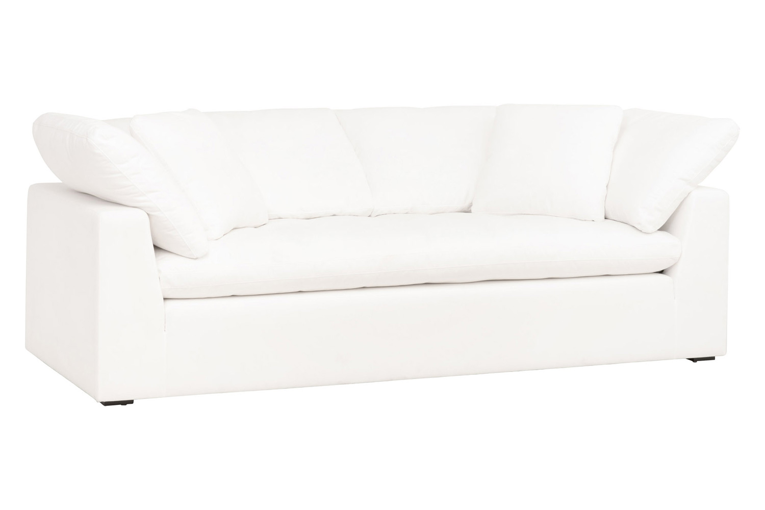 Essentials Sky 96" Sofa - LiveSmart Peyton Pearl Espresso