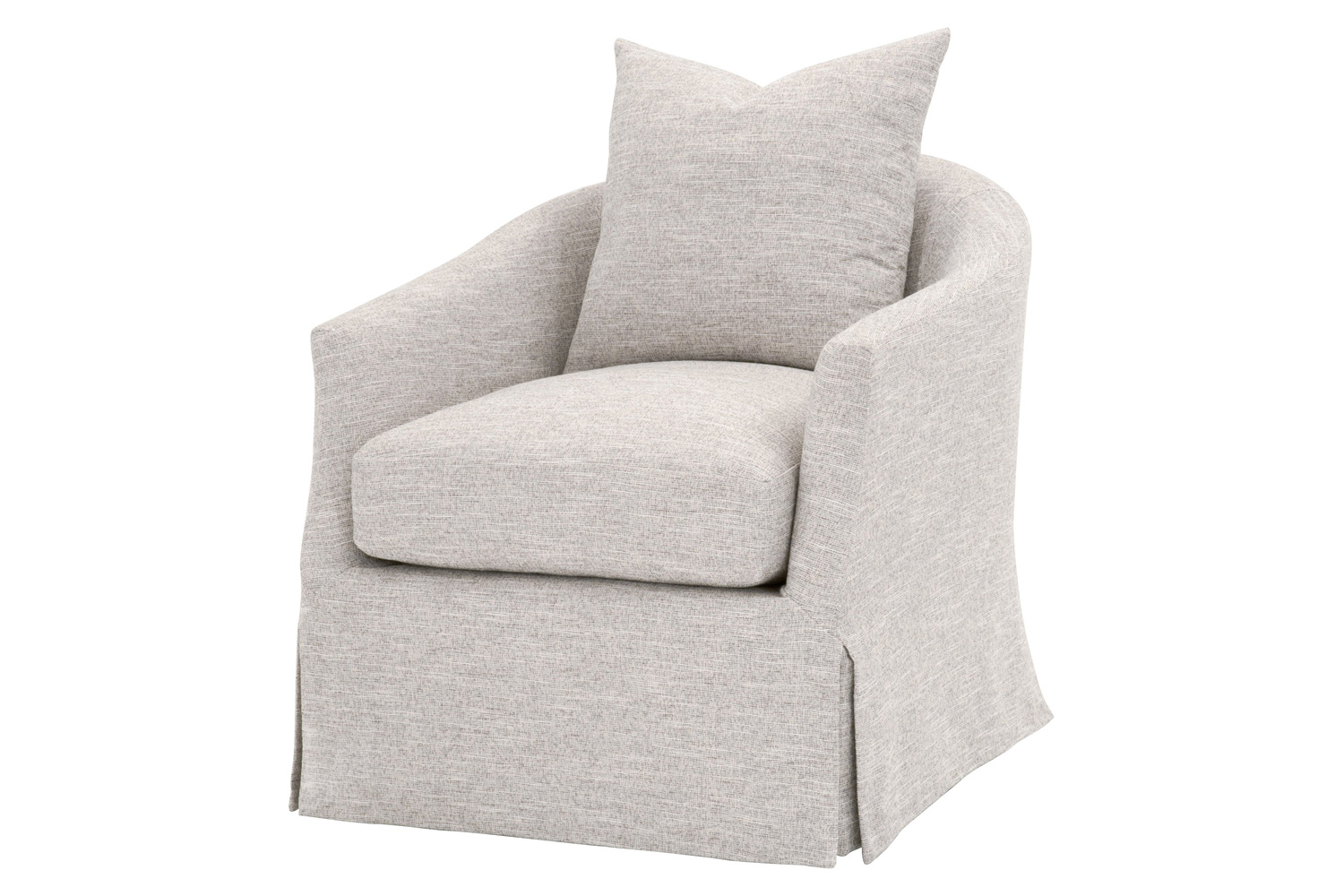 Essentials - Faye Slipcover Swivel Club Chair