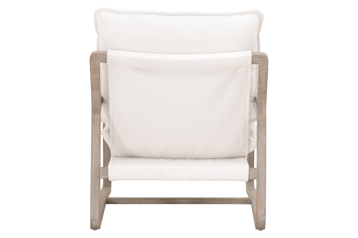 Essentials Hamlin Club Chair - Performance Boucle Snow Natural Gray Oak