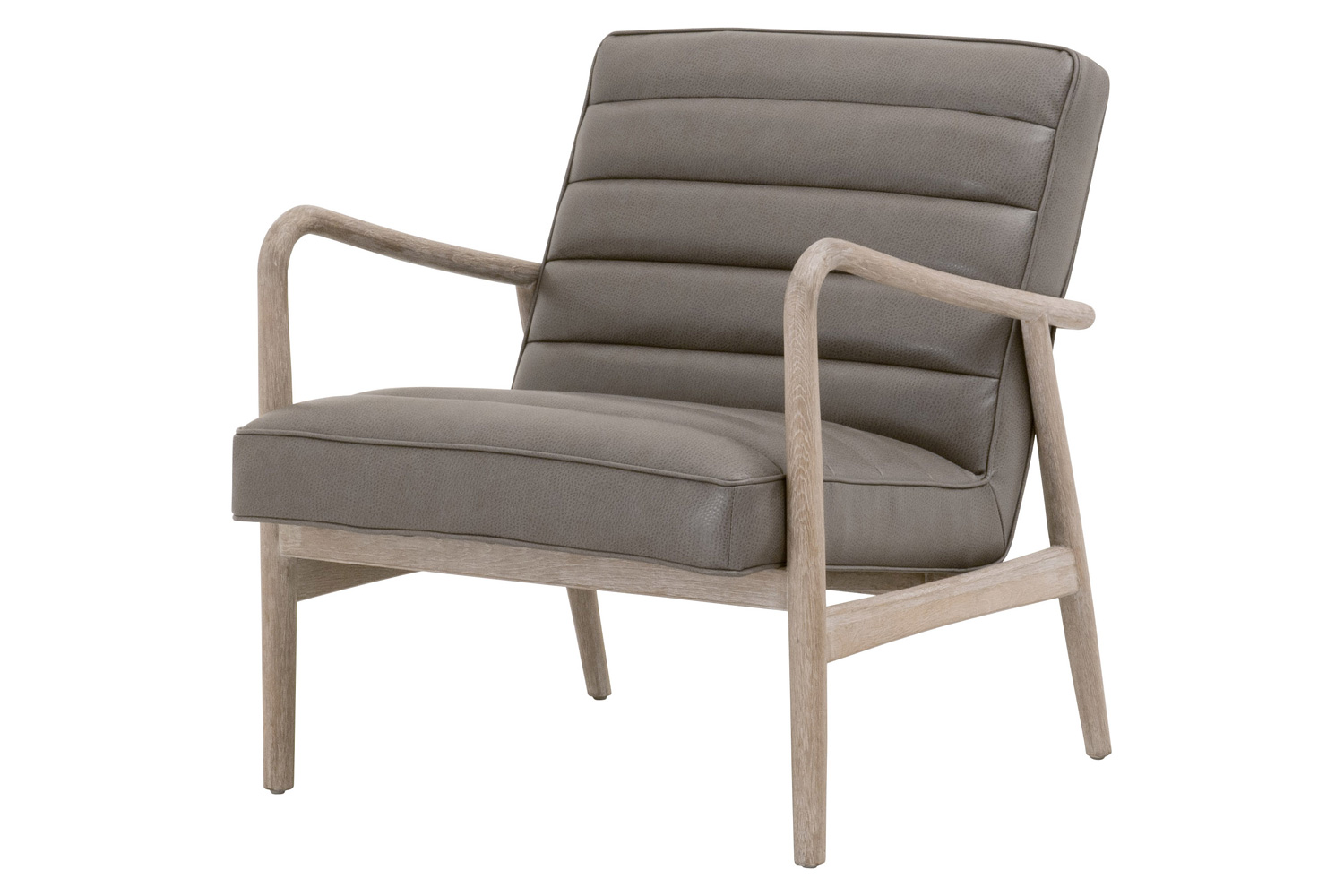 Essentials - Tahoe Club Chair in Ore Gray Synthetic Natural Gray