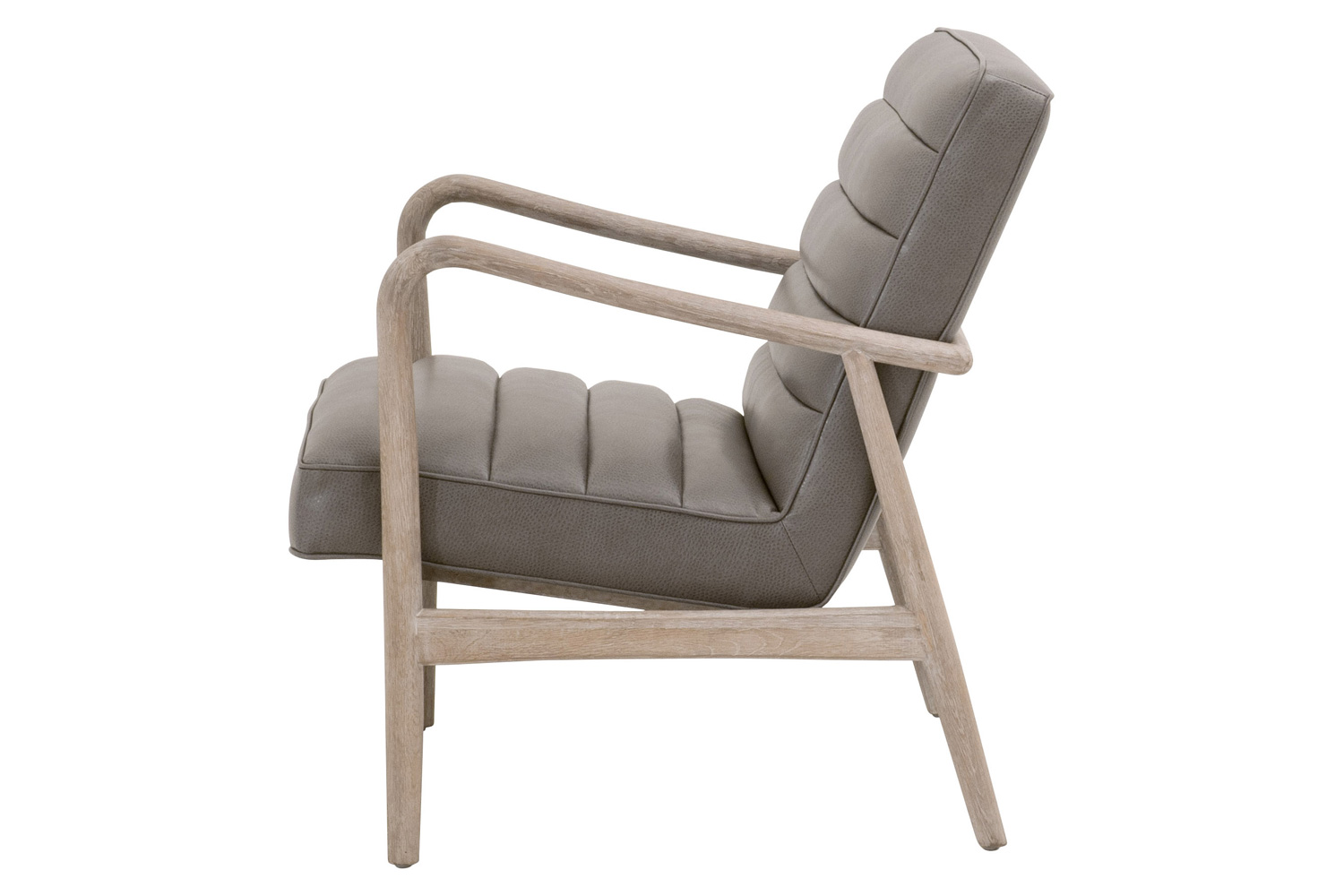 Essentials - Tahoe Club Chair in Ore Gray Synthetic Natural Gray