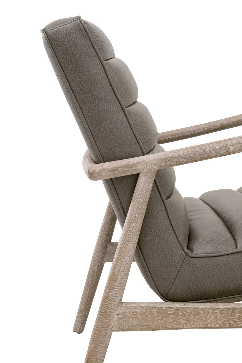 Essentials - Tahoe Club Chair in Ore Gray Synthetic Natural Gray