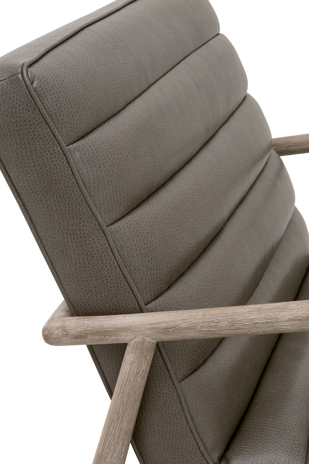 Essentials - Tahoe Club Chair in Ore Gray Synthetic Natural Gray