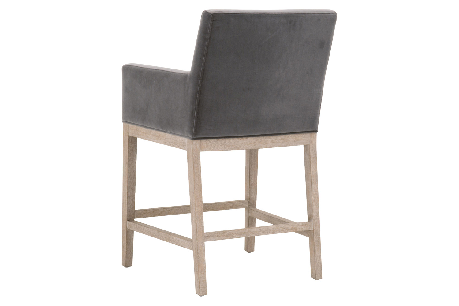 Essentials Drake Counter Stool - Dark Dove Velvet