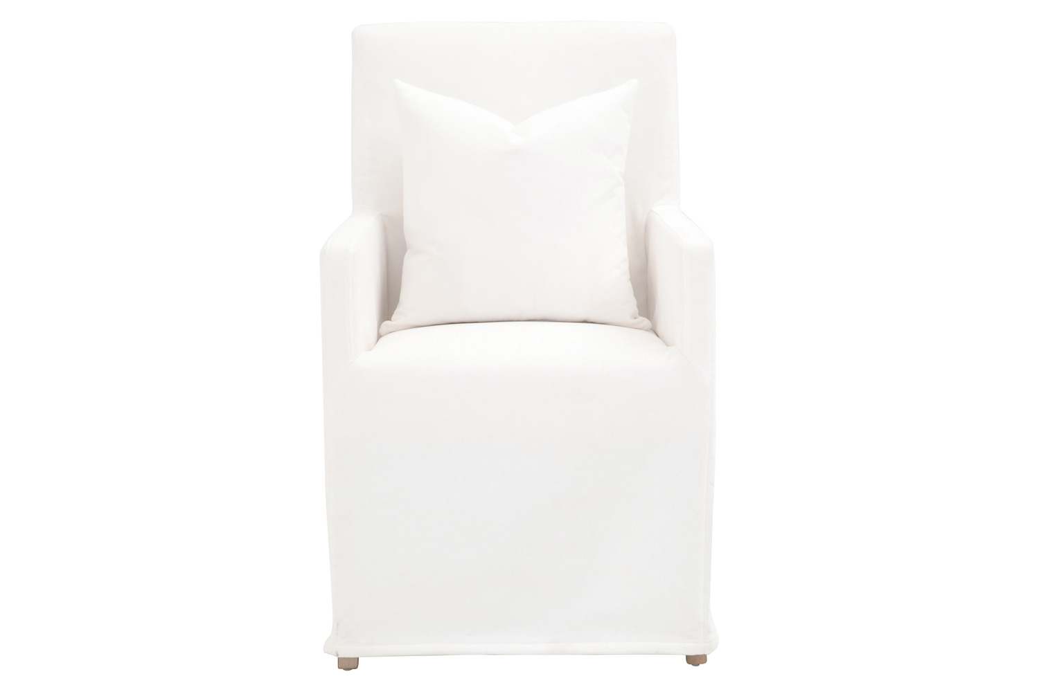 Essentials - Shelter Slipcover Arm Chair with Casters