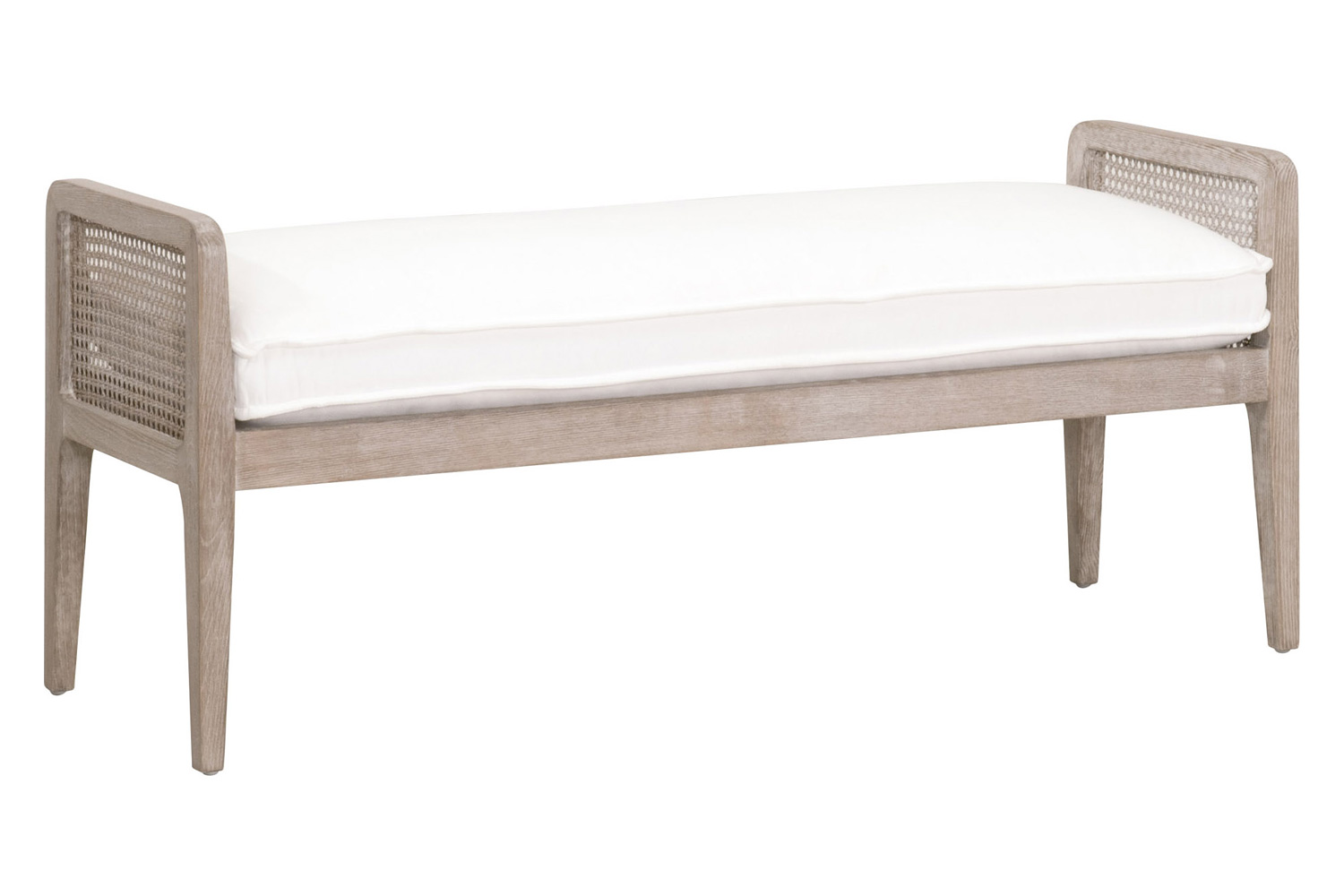 Essentials Leone Bench - LiveSmart Peyton Pearl Natural Gray